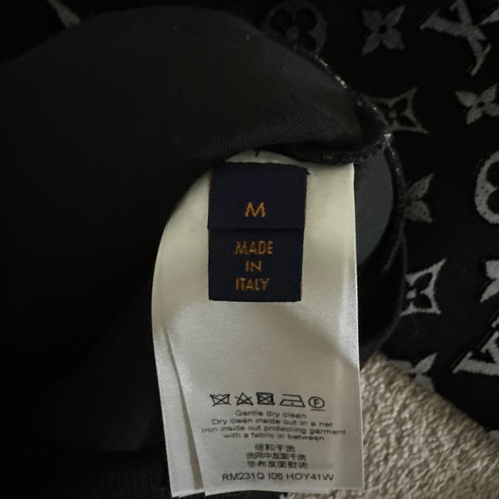 Louis Vuitton Black Monogram Sweater